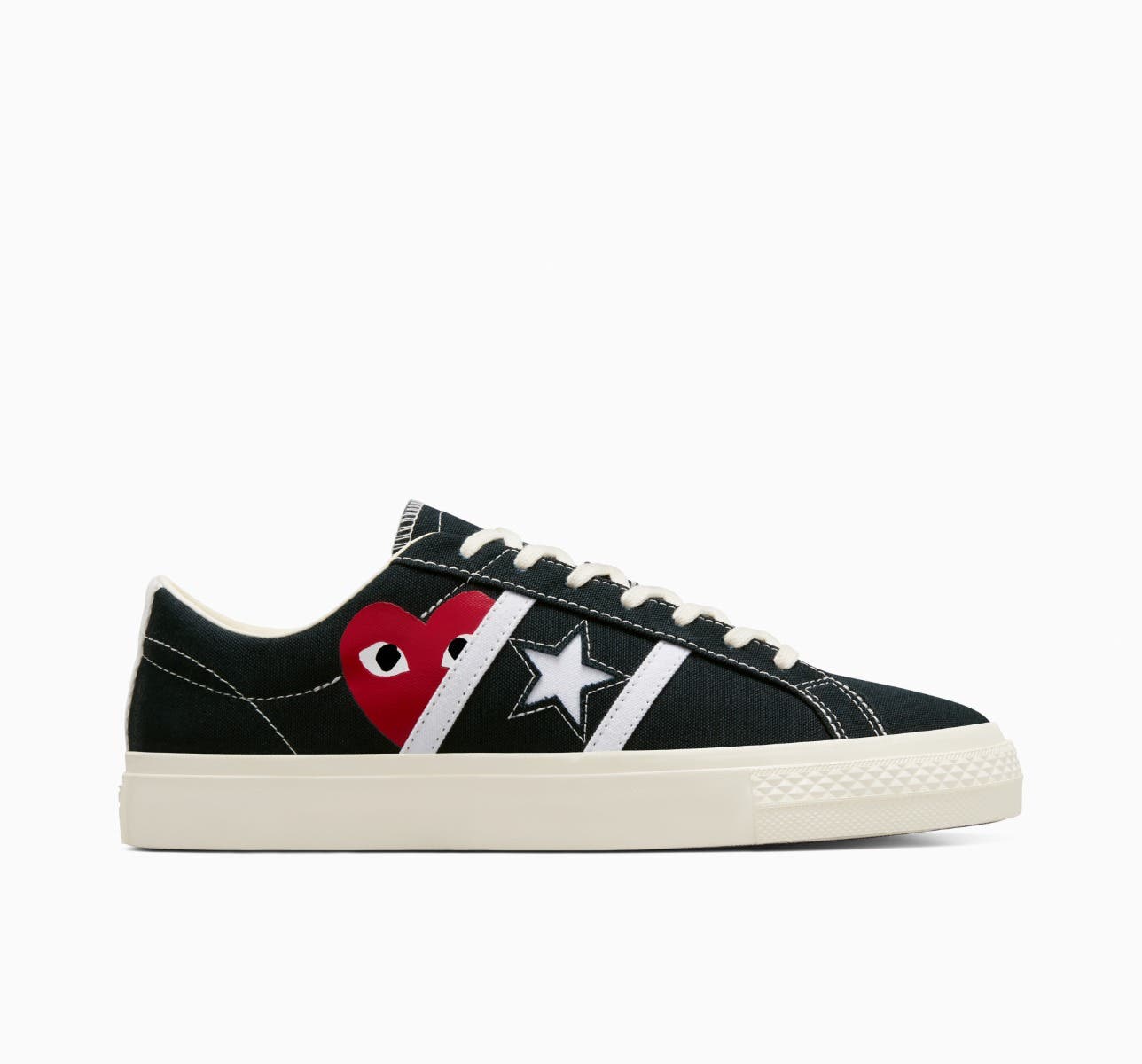 Converse x PLAY Comme des Garçons One Star Academy Pro Preto