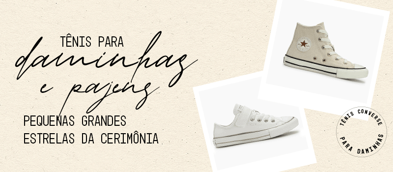 Tênis para Daminhas e Pajens de Casamento | Converse Oficial