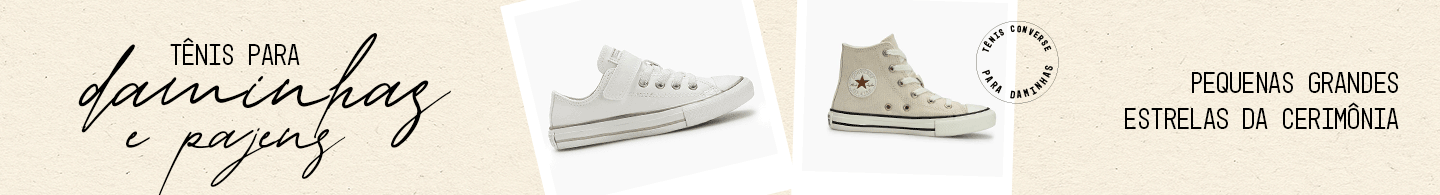 Tênis para Daminhas e Pajens de Casamento | Converse Oficial